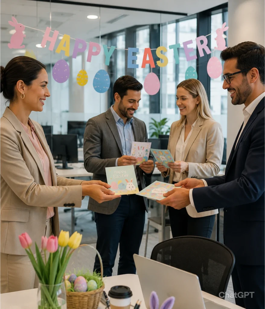 coworkers-professional-easter-card-messages